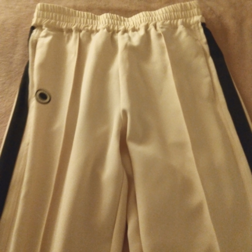 💕2 FOR $40- Scotch & Soda, Size XS Cream w/Black Detail Open Leg Joggers 💕